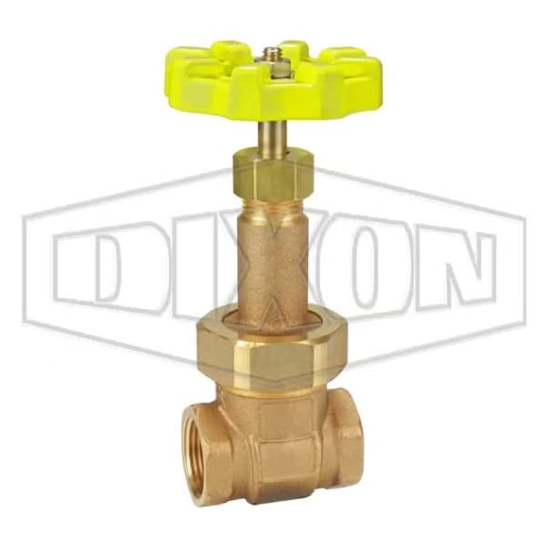 Gate Valve, 3/4 in, FNPT, Class 150, Bronze Body, Malleable Iron Hand wheel Actuator