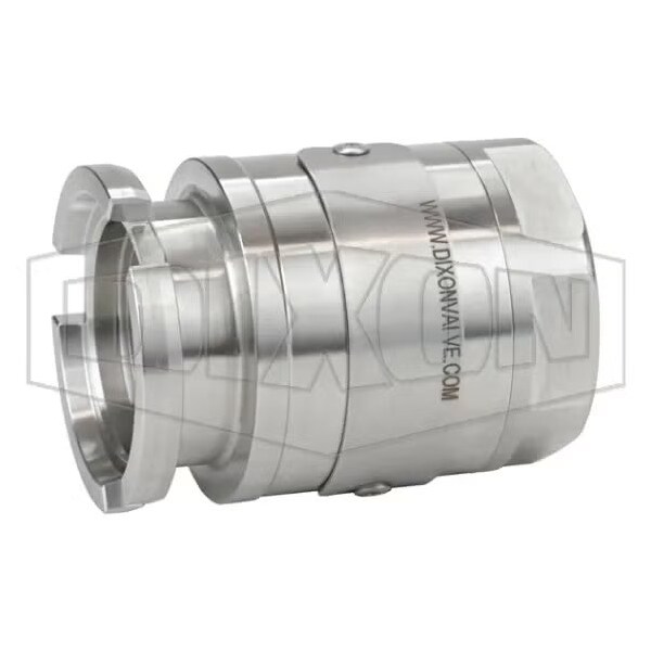 Dry Disconnect Steam Adapter, 1 in Nominal, Quick Disconnect Coupler x FNPT, 316 SS