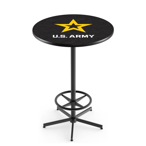 42" Black U.S. Army Pub Table