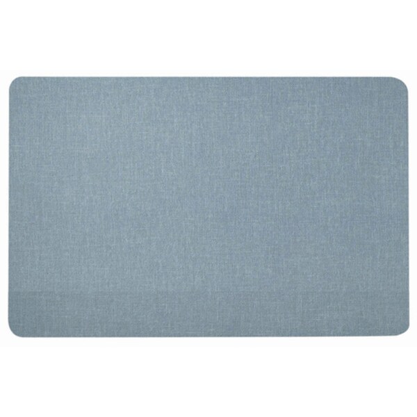 Fabric Covered Tackable Board Radius Model 48" x  72" Grey Mix