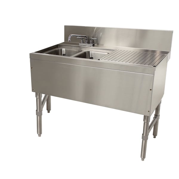 Prestige Underbar Sink Unit 2-compartment 36 in.W x 25 in.D x 36 in.H
