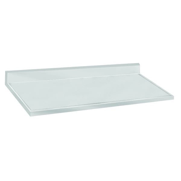 Countertop 60 in.W x 30 in.D with 5 in. backsplash