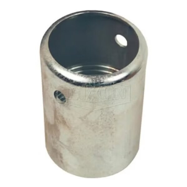 Holedall Long External Swage Ferrule, 3 ID x 3-57/64 to 4 OD in Nominal, Carbon Steel, Hose End Sty
