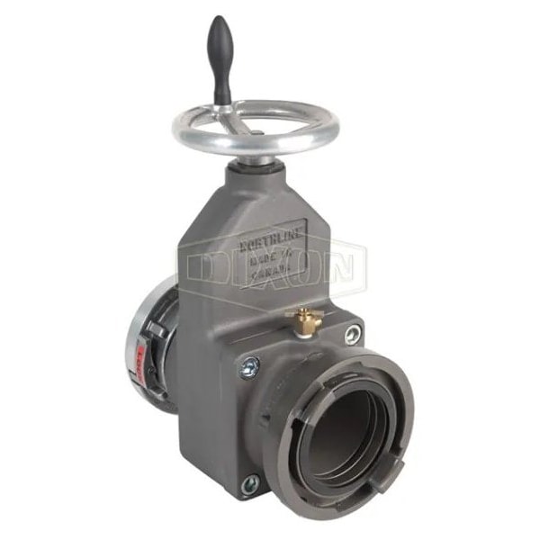 High Strength Large Dia Gate Valve, 4 in, Storz, 356-T6 Aluminum Alloy Body