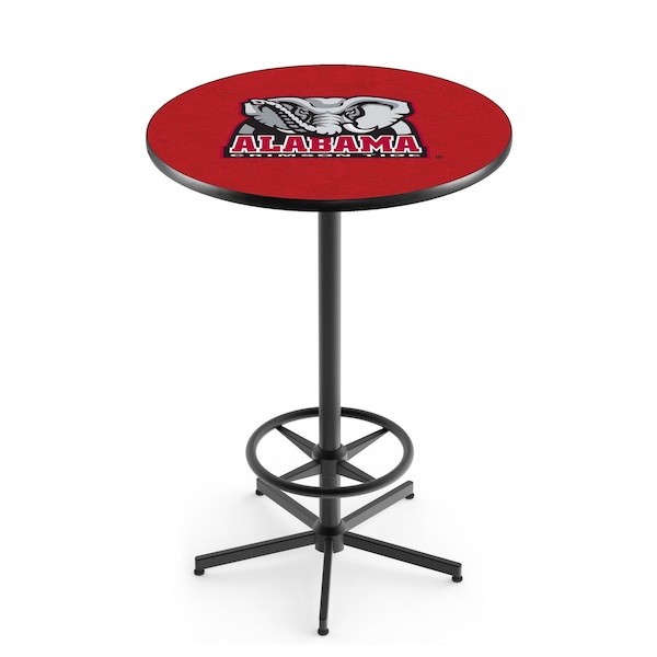 42" Black Alabama Pub Table