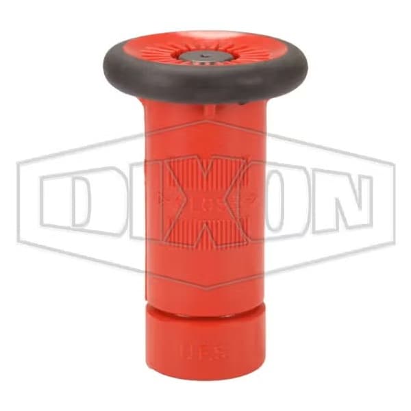 Fog Nozzle with Bumper, 1 in Inlet, Polycarbonate Body