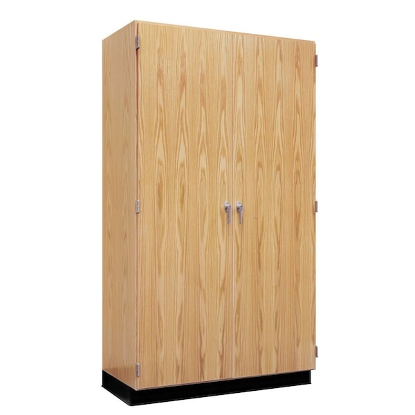 Shelving Storage Cabinet, 84 in H, 36 in W, (2) Fixed, (4) Adjustable Shelves