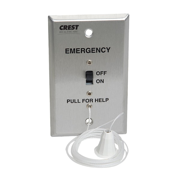 Pullcord Station, Single Status, 1-Gang