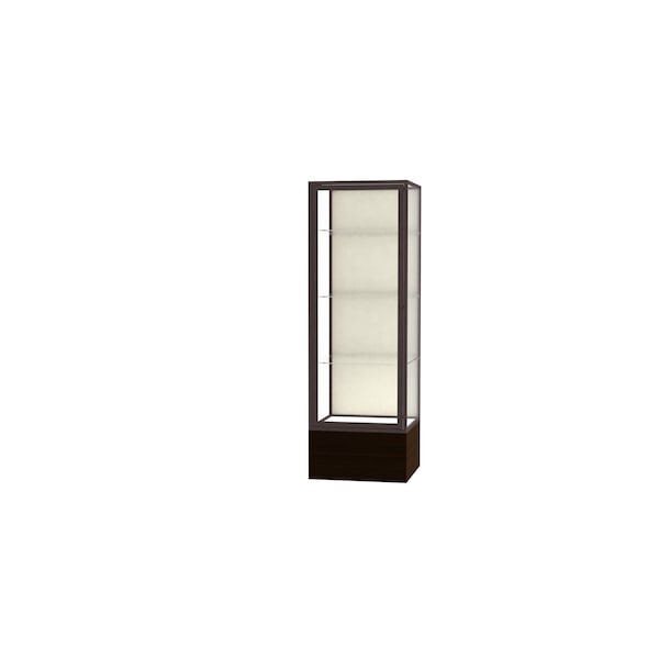 Floor Display Case 24x72x24, Plaque, Bronze