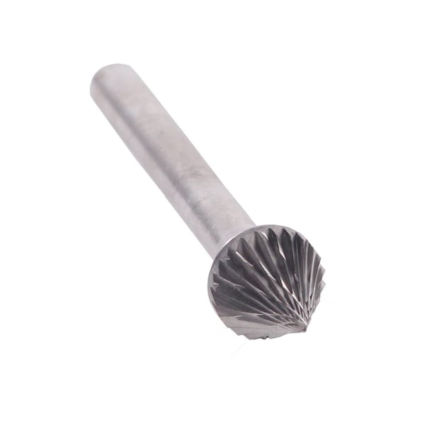 1/2"x7/16" 60 Carbide Burr 1/4" Shank