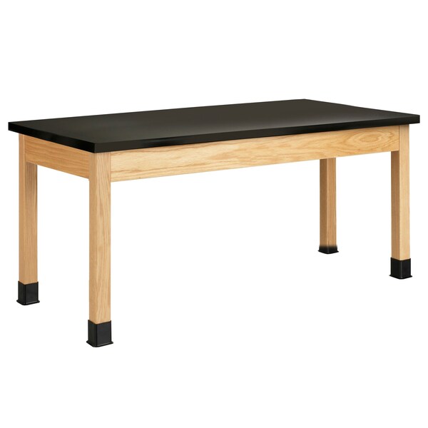 Rectangle Table, 72" W, 30" H, Wood