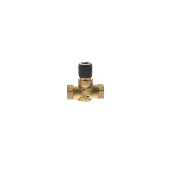 N/C Brz Valve, 24VAC, 2-Way NC, 34 Degrees to 122 Degrees F, 3/4" Female Inlet Size