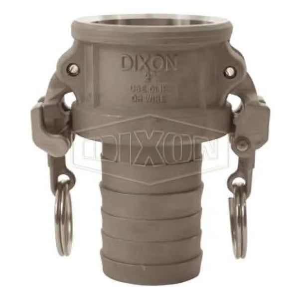 EZ Boss-Lock Type-C Cam and Groove Coupler, 3 in Nominal, Female Coupler x Hose Shank End Style, Has
