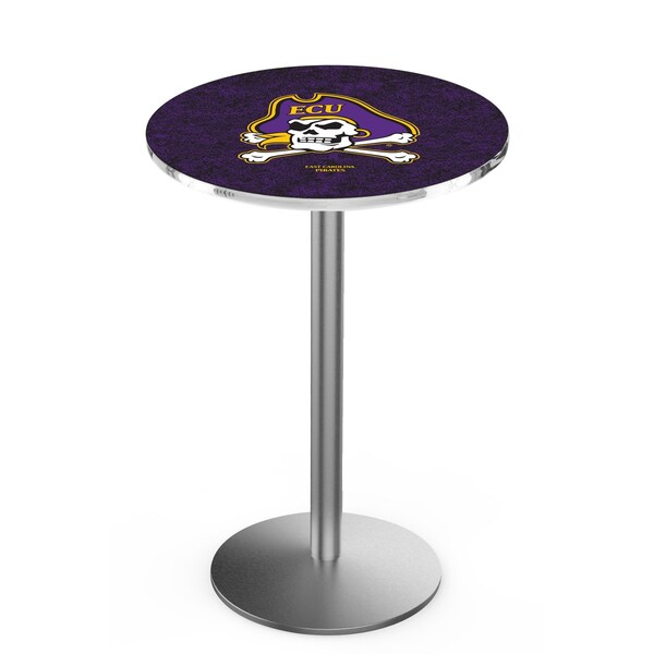 42" Stainless Steel East Carolina Pub Table, 36" dia. Top