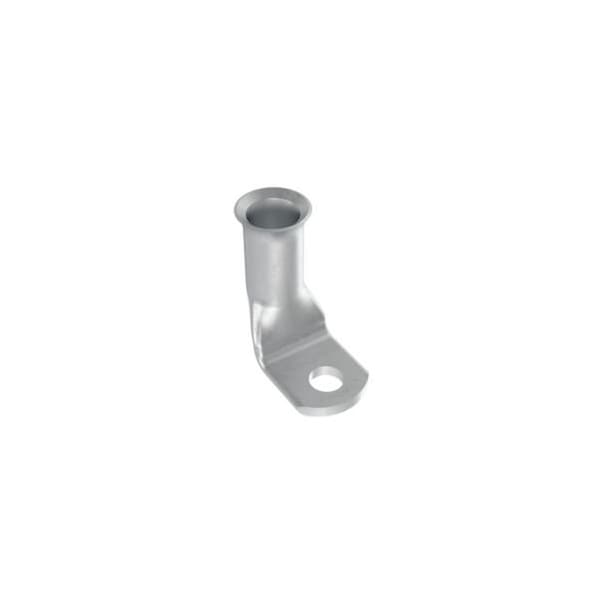 One-Hole Compression Lug, 0.38 in Stud, Standard Barrel, Copper, None, 100 PK