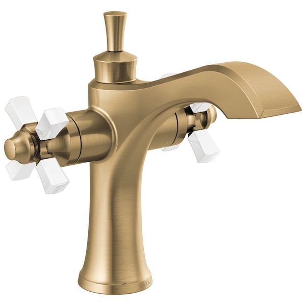Dorval Two Handle Single Hole Monoblock Bathroom Faucet