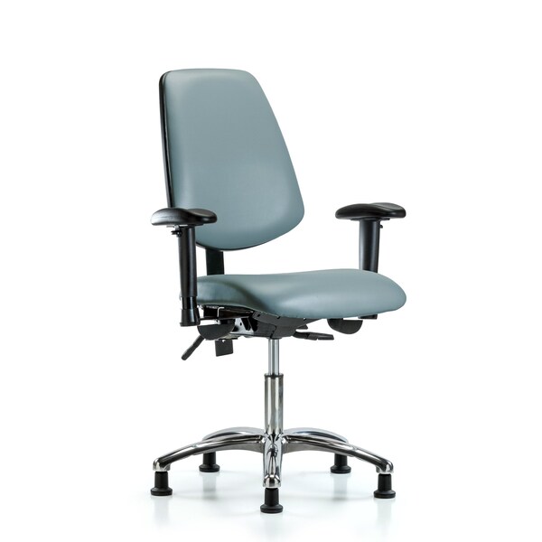 Vinyl Chair, Vinyl, Adjustable Arms