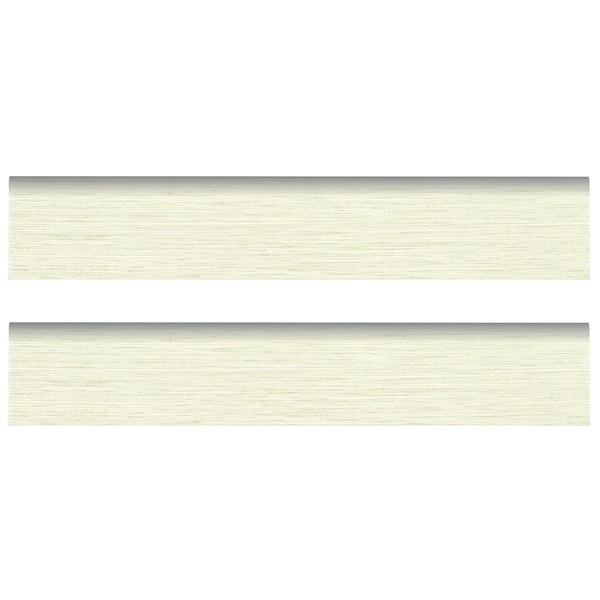 Focus Glacier 3 In. X 18 In. Porcelain Bullnose Tile Trim In Gray, 30PK