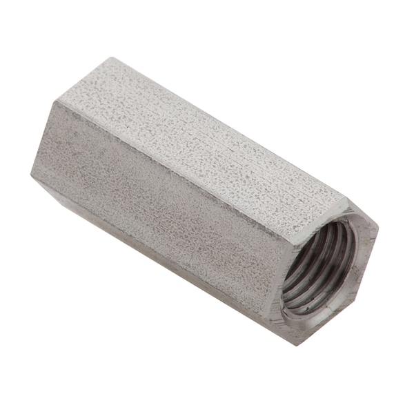 Coupling Nut, 1-1/4" H, 7/16"-20 Size, SS