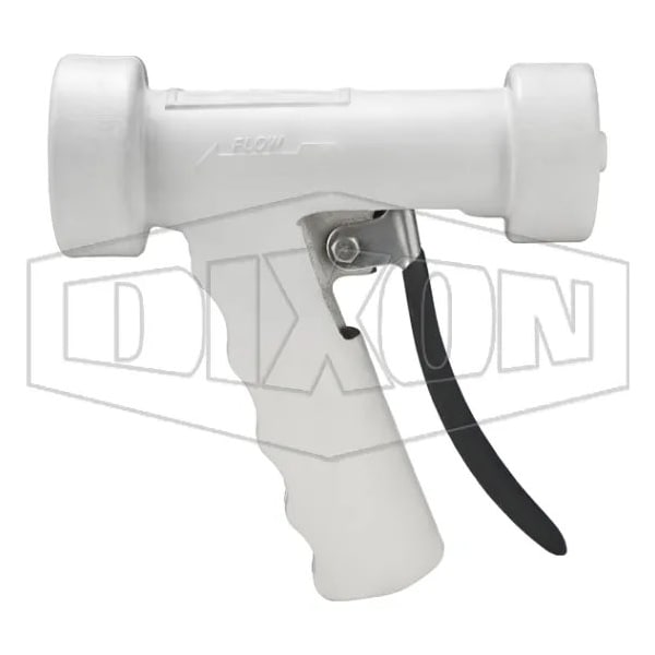 Hot Water Washdown Spray Nozzle, 1/2 in FNPT Connection, 12.5 GPM, 150 psi, Aluminum, White, Domesti