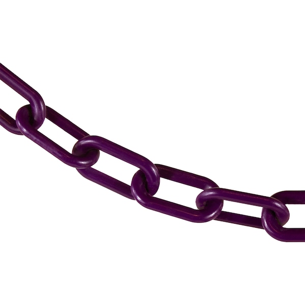 2" x 100' Purple Plastic Safety Chain