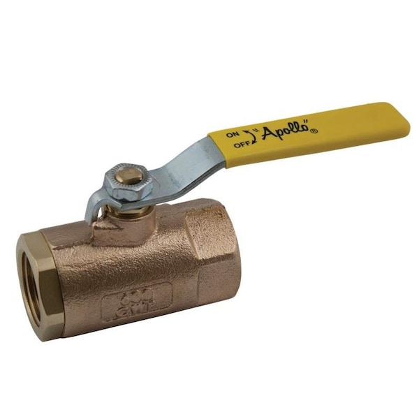 1-1/2" FNPT Bronze Ball Valve Inline