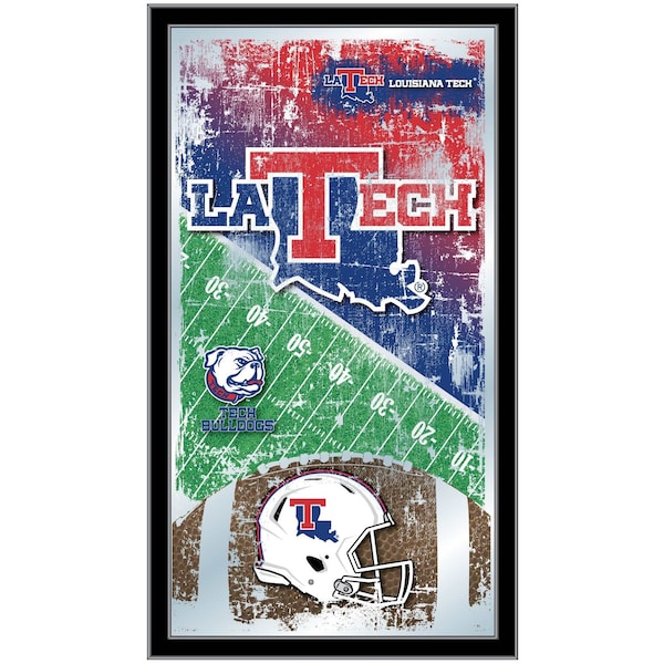 Louisiana Tech 15" x 26" Football Mirror