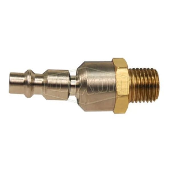 Air Chief Industrial Quick Disconnect Ball Swivel Plug, 1/4 in Nominal, 250 psi Pressure, Steel, Dom