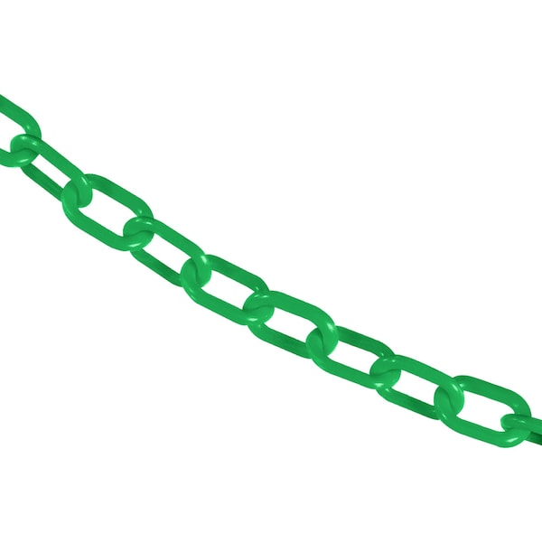 1" x 50' Green Plastic Safety Chain