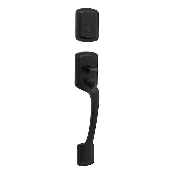 Dummy Prague Exterior Handleset Matte Black Finish