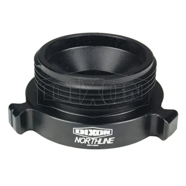 Style N37 Rocker Lug Hydrant Adapter, 5 x 4-1/2 in, Female NST NH x Male NST NH, Aluminum, Hardc