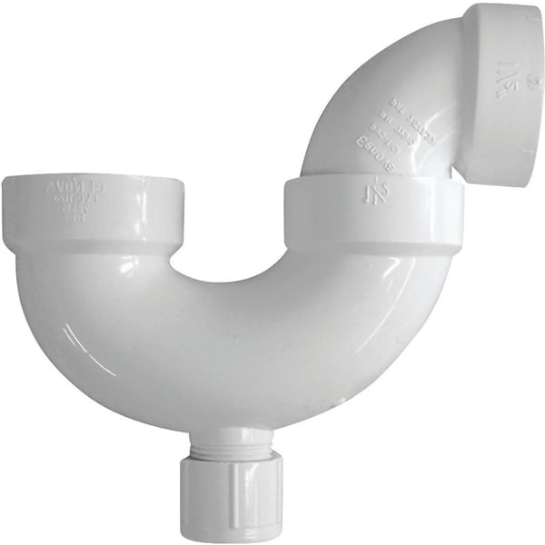 B  K PTrap with Cleanout, 2 in, PVC, SCH 40 Schedule