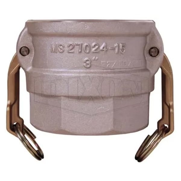 Cam and Groove Coupler, 3 in Nominal, Socket Weld x SCH 40 Pipe End Style, Aluminum, Domestic