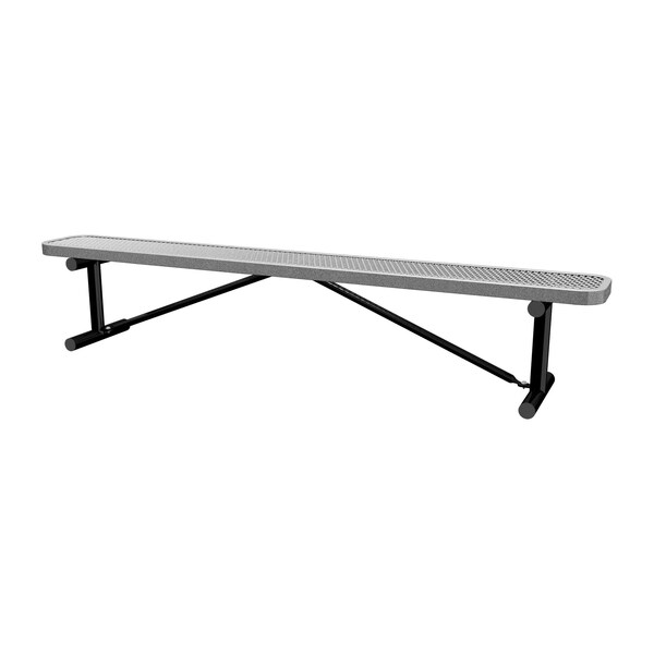 Portable, Bench w/o Back, 8ft., Granite