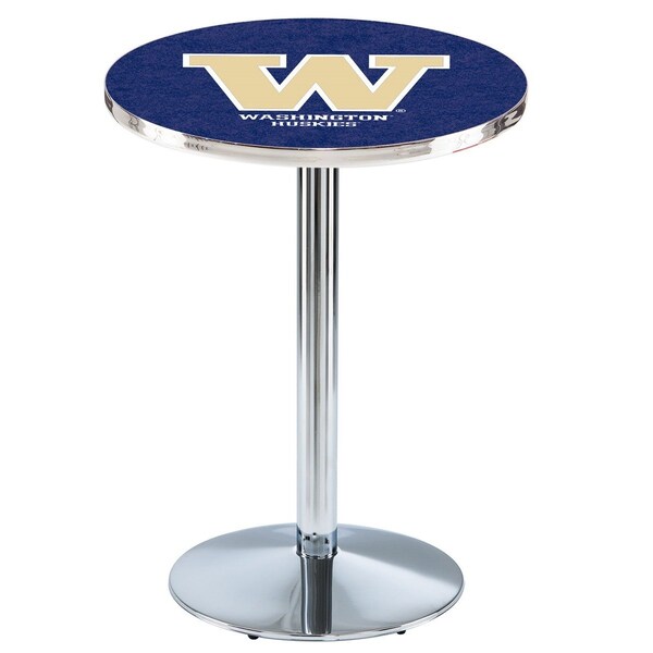 36" Chrome Washington Pub Table, 36" dia. Top