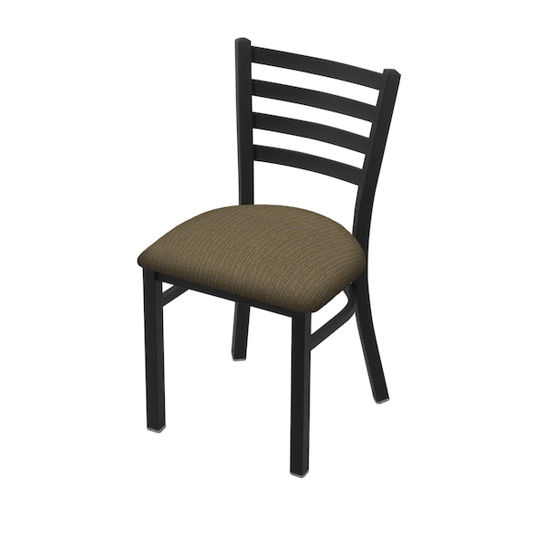 400 Jackie 18" Chair with Black Wrinkle Finish and Graph Cork Seat