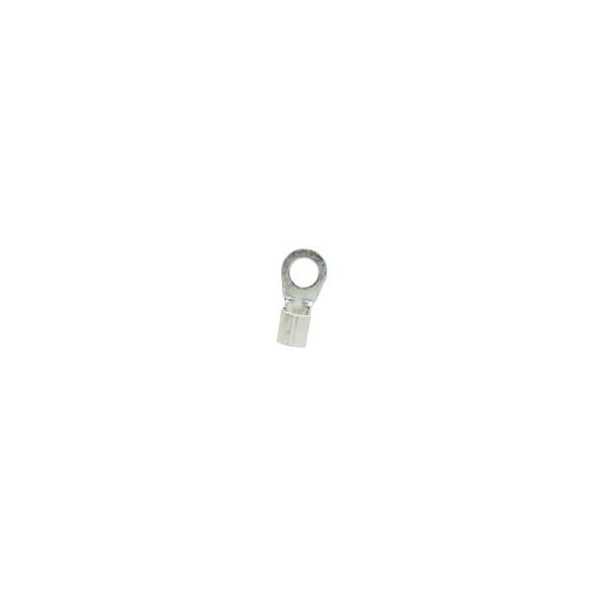Ring Terminal, 4 AWG, 600 V, 100 PK