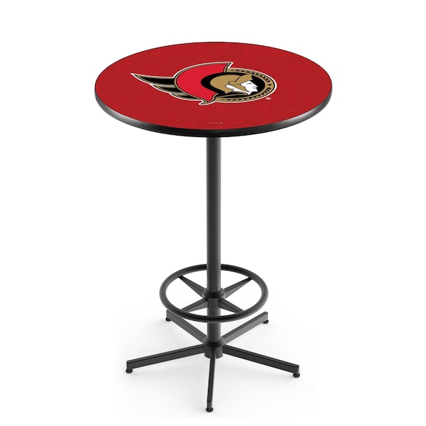 42" Black Ottawa Senators Pub Table