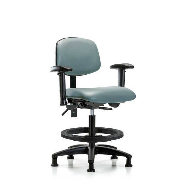 Vinyl Chair, Vinyl, Adjustable Arms