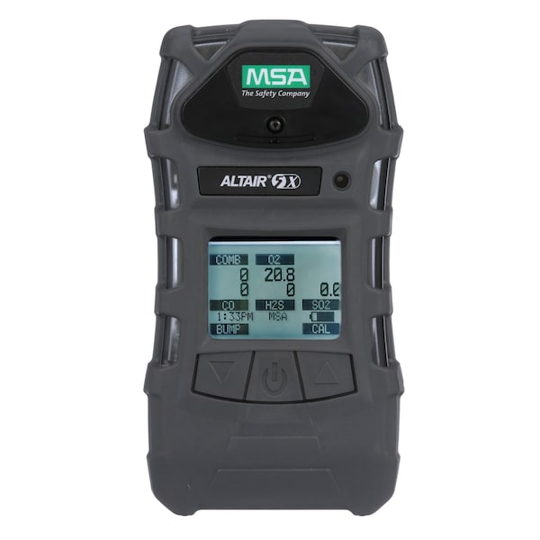 ALTAIR 5X Detector Mono (LEL, O2, CO, H2S), (UL), Charcoal, Instrument Only