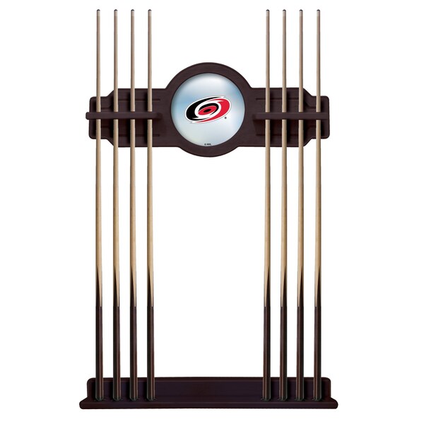 Carolina Hurricanes Cue Rack in English Tudor Finish