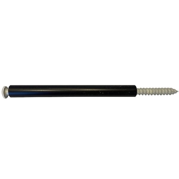 Sheet Metal Screw, 5/16"-18 x 7 in, Dacrotized Steel Round Head Square Drive