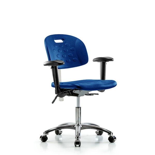 Clean Room Chair, Adjustable Arms