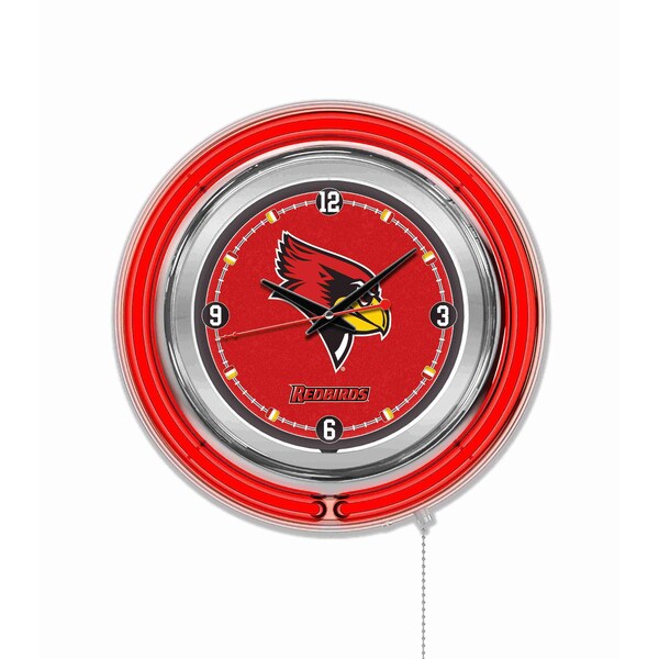 Illinois State University Double Neon 15" Clock