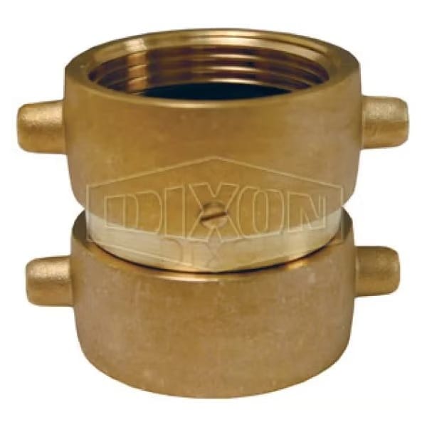 The Right Connection Domestic Double Pin Lug Adapter, 1-1/2 in, FNST, Cast Brass, Domestic