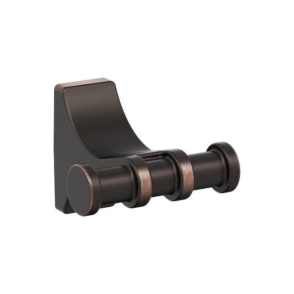 Davenport Oil Rubbed Bronze Transitional Double Robe Hook