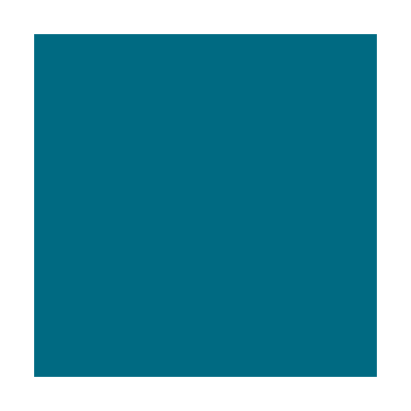 Square Picnic Table, Teal, In Ground Mount, 46 in