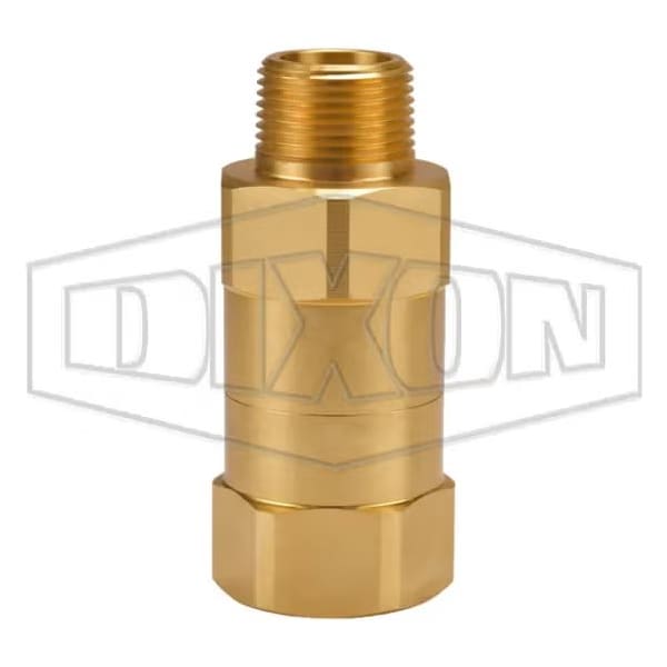 Safety Check Valve, 3/4 in, MNPT, Brass Body