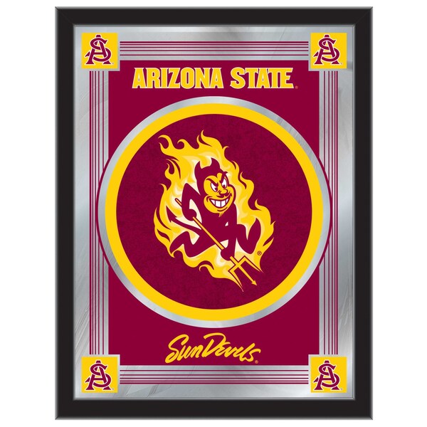 Arizona State 17" x 22" Logo Mirror, Sparky logo