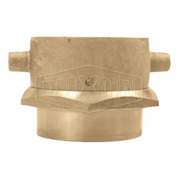 The Right Connection 23-270 Open Snoot Pin Lug Adapter, 2-1/2 in, FNYFD x FNPT, Cast Brass, Domestic